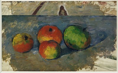 Dört Elma, c.1879-82 by Paul Cézanne