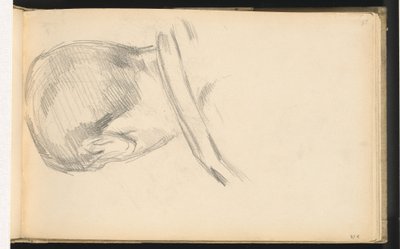 Arkadan Görülen Bir Çocuğun Başı by Paul Cézanne