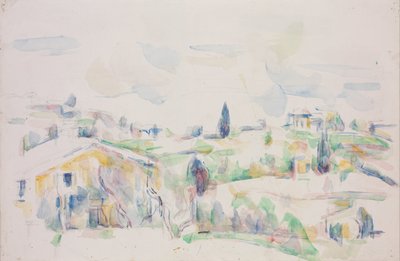 Provence Manzarası by Paul Cézanne