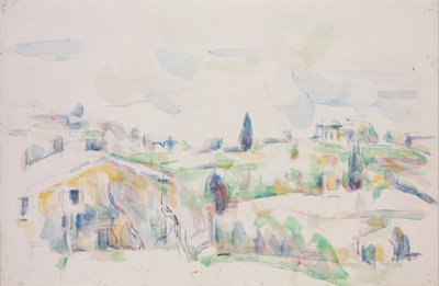 Provence Manzarası by Paul Cézanne
