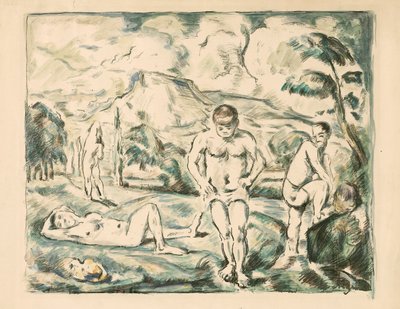 Büyük Yıkananlar by Paul Cézanne