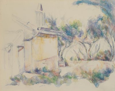 Cabanon de Jourdan by Paul Cézanne