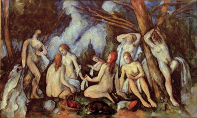 Büyük yüzücüler by Paul Cézanne