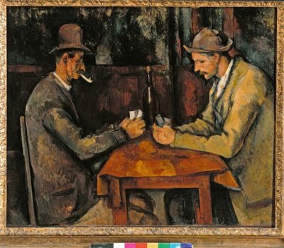 Kart oyuncuları by Paul Cézanne