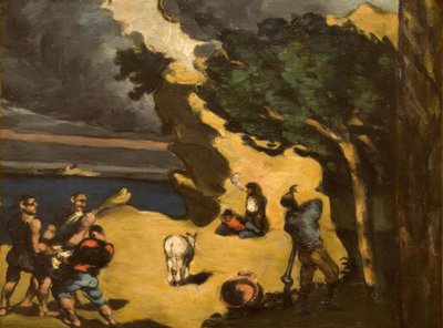 eşek hırsızları by Paul Cézanne