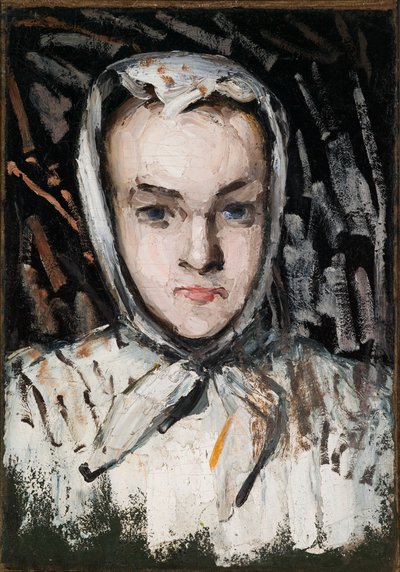 Marie Cézanne, Sanatçının Kızkardeşi (rekto), Sanatçının Annesi (verso) by Paul Cézanne