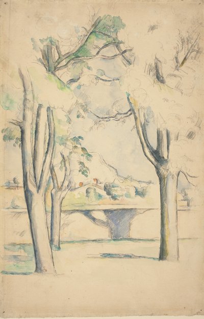 Mont Sainte-Victoire Jas de Bouffan Duvarı