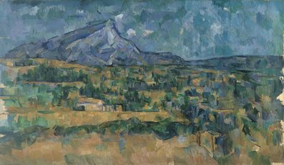 Sainte-Victoire Dağı, yaklaşık 1902-6. by Paul Cézanne