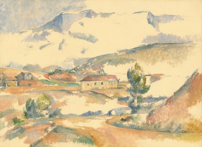 Gardanne yakınlarından Sainte-Victoire Dağı, by Paul Cézanne