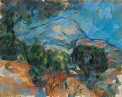 Sainte-Victoire Dağı. 1904 by Paul Cézanne