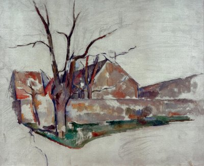 Kış manzarası by Paul Cézanne