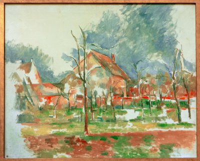 Kış manzarası - Giverny by Paul Cézanne