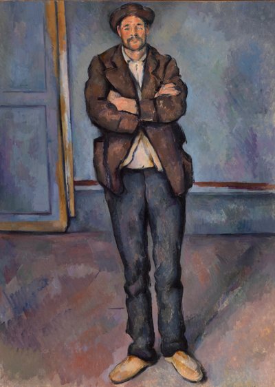 Kollarını kavuşturmuş duran köylü by Paul Cézanne
