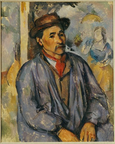 Mavi Gömlekli Köylü by Paul Cézanne