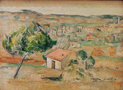 Provence ovası by Paul Cézanne