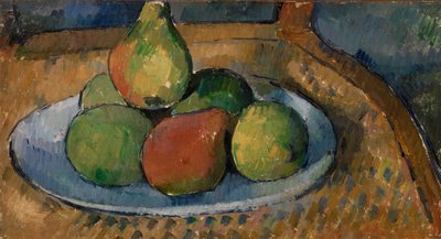 Sandalyede Meyve Tabağı by Paul Cézanne