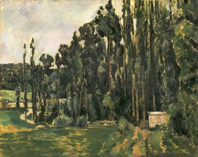 Kavaklar, 1879-1880 by Paul Cézanne