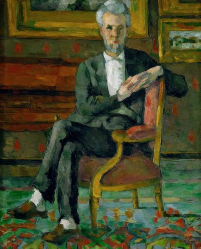 Chocquet portresi by Paul Cézanne