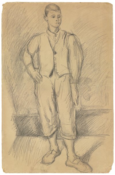 Sanatçının Oğlunun Portresi, Sanatçının Oğlunun Portresi, c.1875-1885 by Paul Cézanne