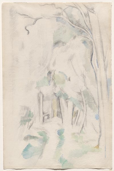 Ormandaki iz by Paul Cézanne