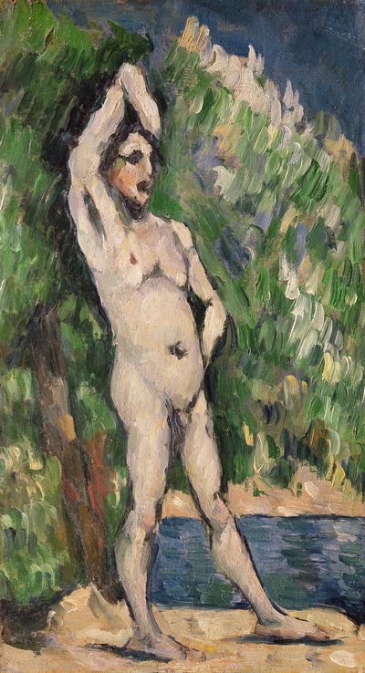ayakta çıplak by Paul Cézanne