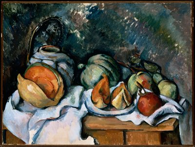 Meyveli ve Zencefilli Natürmort, 1895 dolayları by Paul Cézanne