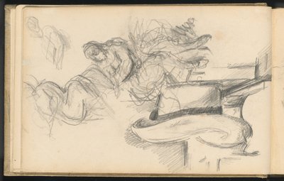 Hasır Şapka İçeren Çalışmalar by Paul Cézanne
