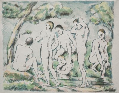 Yıkananlar by Paul Cézanne