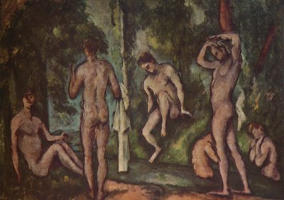 Yıkananlar, 1894, 1937. by Paul Cézanne