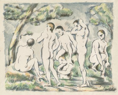 Yıkananlar Küçük Tabak, 1897. by Paul Cézanne