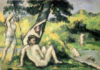 Yıkanma Yeri by Paul Cézanne