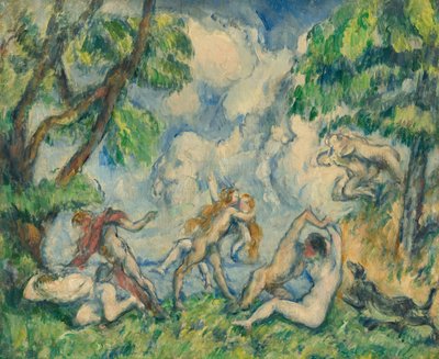 Aşk Savaşı, c. 1880. by Paul Cézanne