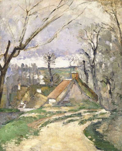 Auvers Kulübeleri, 1872-73 by Paul Cézanne