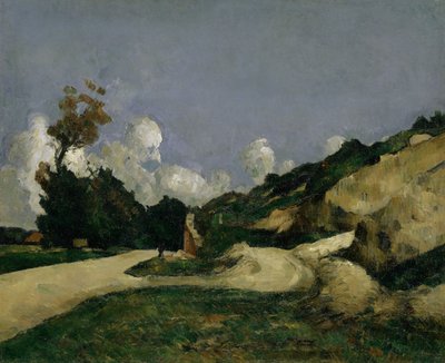 Köy Yolu, c.1871 by Paul Cézanne