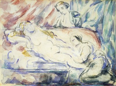 Fahişenin Tuvaleti, 1880 dolayları by Paul Cézanne