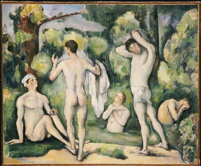 Beş Yıkananlar, c.1880-82 by Paul Cézanne