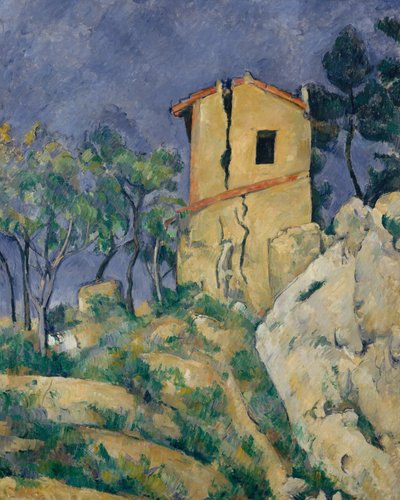 Duvarları Çatlamış Ev, 1892-94 by Paul Cézanne