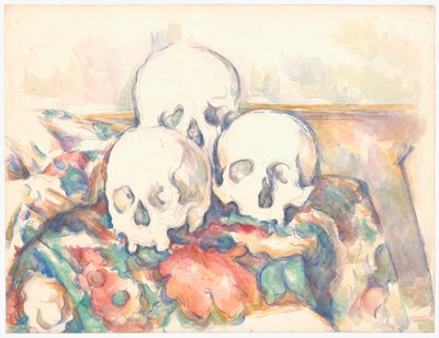 Üç Kafatası by Paul Cézanne