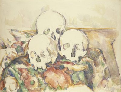 Üç Kafatası, 1902-06 by Paul Cézanne