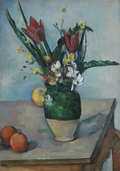 Lale Vazosu, 1890 dolayları by Paul Cézanne