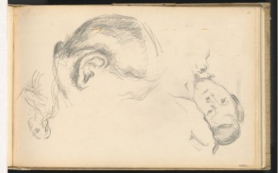 Üç Kafa, Bir Madam Cézanne by Paul Cézanne
