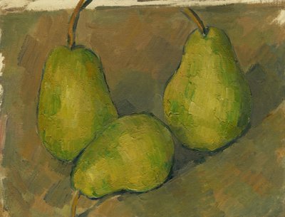 üç armut by Paul Cézanne