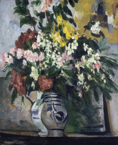 İki Vazo Çiçek, c.1877 by Paul Cézanne
