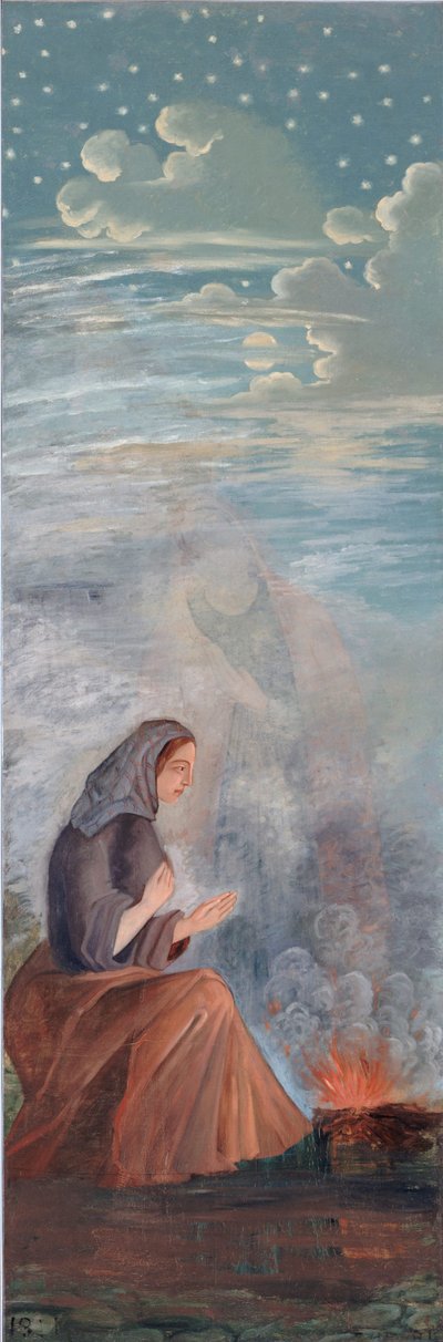 Les Saisons Serisinden Kış by Paul Cézanne