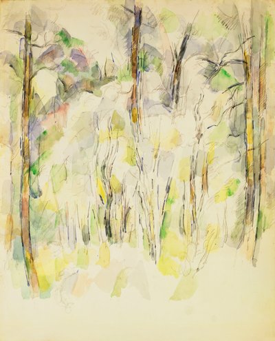 Orman Manzarası, c.1900-1904 by Paul Cézanne