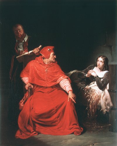 Joan of Arc Hapishanede, 1825 by Paul Delaroche