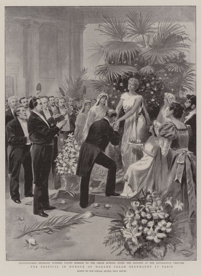 Paris'te Madam Sarah Bernhardt Onuruna Festival by Paul Destez