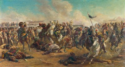 Piramitlerin Savaşı. by Paul Dominique Philippoteaux