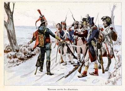 Marceau arrete des çöller: Francois-Severin Desgraviers Marceau (1769-1796) Cumhuriyet ordusunun askerlerini Vendee
