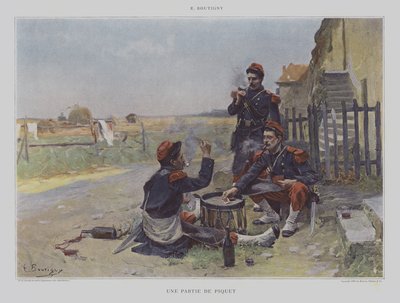 Piquet Oyunu by Paul Émile Boutigny